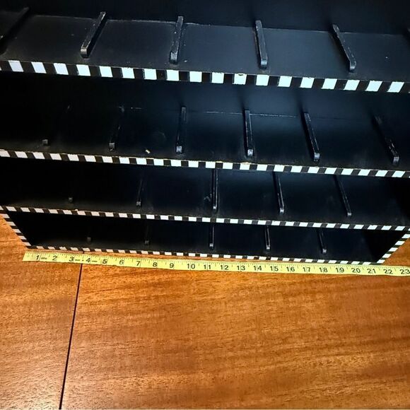 Vintage Rare Mary Engelbreit Wood Black Store Display Shelf For ABC Letters - Picture 9 of 16